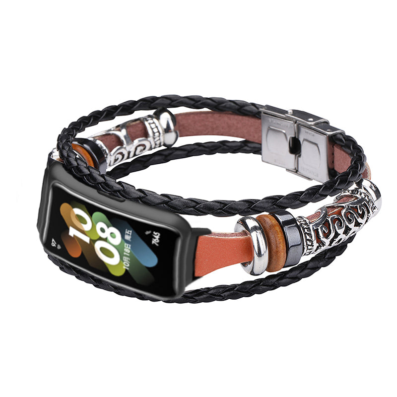 For Huawei Band 7 Ethnic Style Beaded Replacement Watch Strap Retro Bracelet Wrist Band For Huawei Band 7 Ethnic Style Beaded Replacement Watch Strap Retro Bracelet Wrist Band